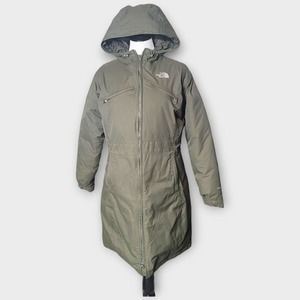 The North Face HyVent Arctic Down Fill Parka Hooded Jacket Women's Size Large L